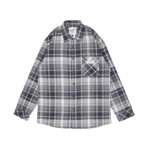 Lucas and Sons Nao Flannel Blue Grey Flannel Shirts