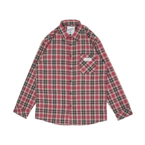 Lucas and Sons Touya Flannel Black Red Flannel Shirts