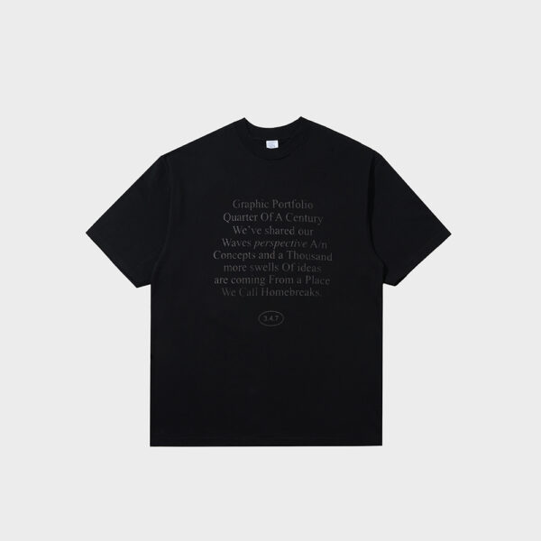 Homebreaks 347 HC VYNX Black Heavy Cotton T-Shirt