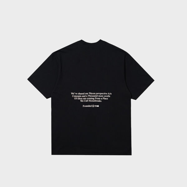 Homebreaks 347 HC PORF Black Heavy Cotton T-Shirt - Image 3