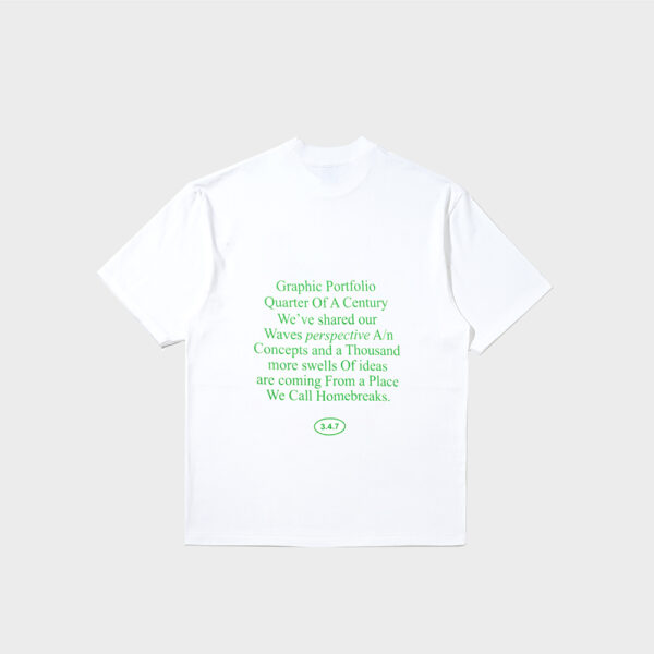 Homebreaks 347 T-Shirt HC COOZ White Heavy Cotton - Image 3