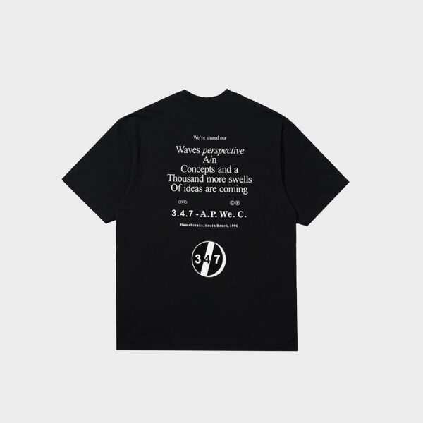 Homebreaks 347 HC LIPP Black Heavy Cotton T-Shirt - Image 3