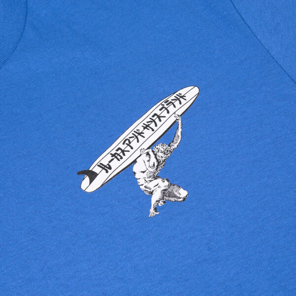 Lucas and Sons Atlas Royal Blue Heavy Cotton T-Shirt - Image 3