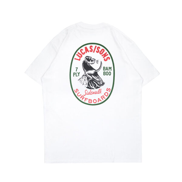 Lucas and Sons Dog White Soft Cotton T-Shirt - Image 2