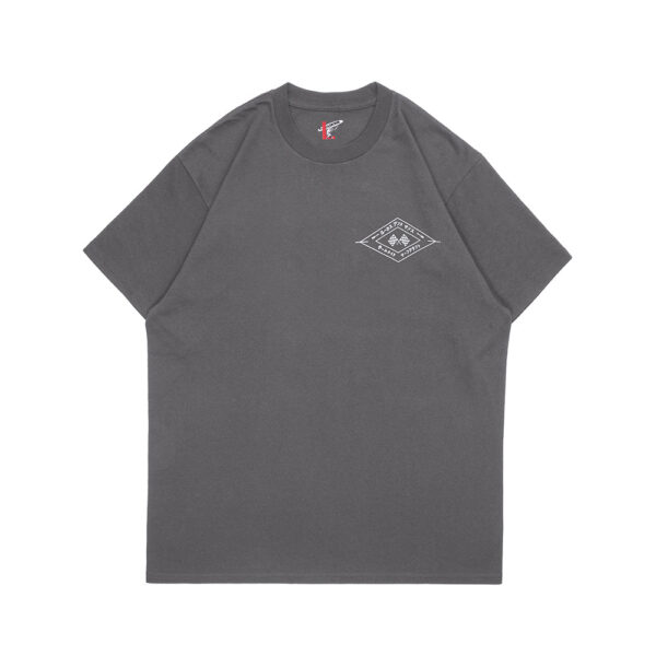 Lucas and Sons Flag Charcoal Soft Cotton T-Shirt