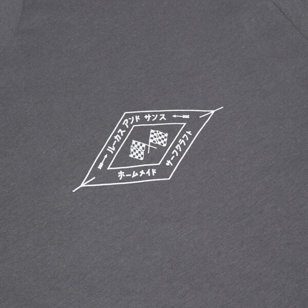 Lucas and Sons Flag Charcoal Soft Cotton T-Shirt - Image 3