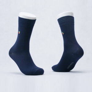 Block Socks Kaos Kaki Casual Crew Cotton Compact Navy