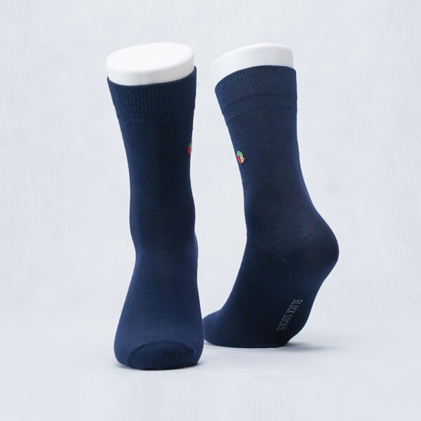 Block Socks Kaos Kaki Casual Crew Cotton Compact Navy - Image 6