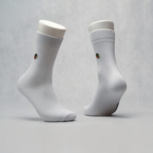 Block Socks Kaos Kaki Casual Crew Cotton Compact Putih