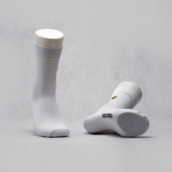 Block Socks Kaos Kaki Casual Crew Cotton Compact Putih - Image 5
